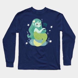 Virgo Mermaid Long Sleeve T-Shirt